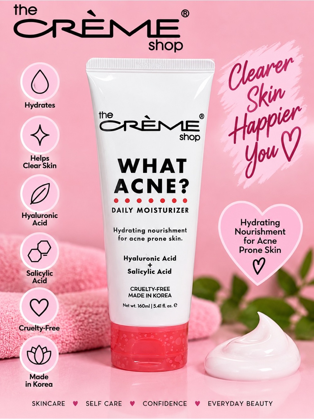 💕 The Crème Shop What Acne? Daily Moisturizer
